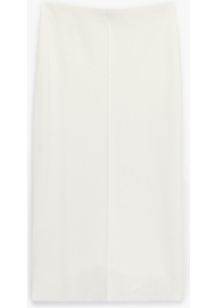 Slim Fit Midi Nervür Detaylı Kalem Etek fiyatları