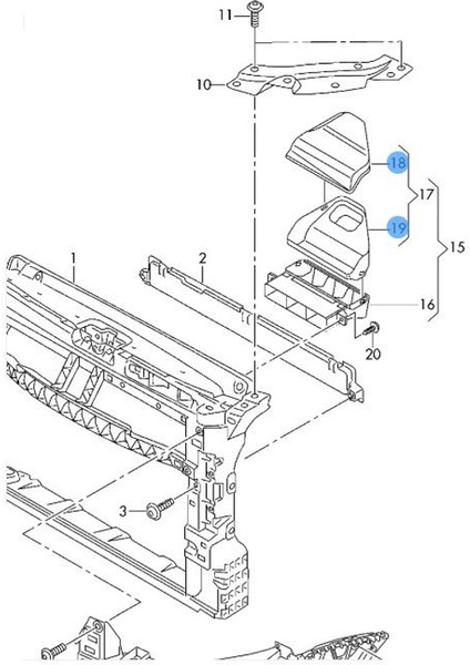 Vw Polo 6c 2015-2018 1.4 Tdi Cusb Panel Hava Kanalı Orijinal fırsatları