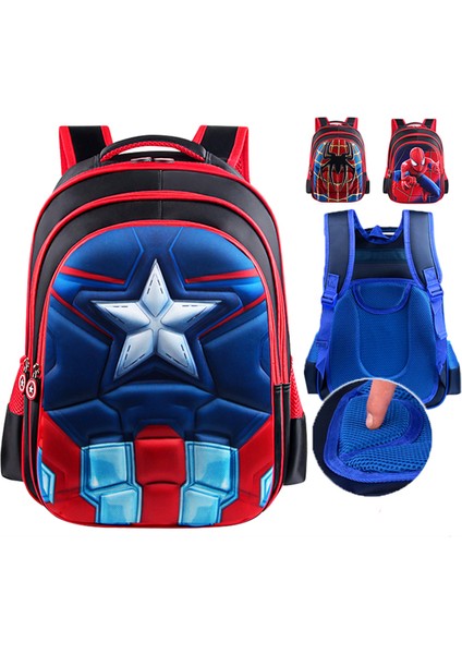 3D Stereo Desen Hafif Öğrenci Sırt Çantası Su Geçirmez Omurga Sert Kabuk Karikatür Çocuk Sırt Çantası (Yurt Dışından) fırsatları