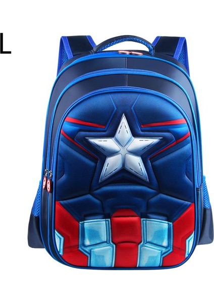 3D Stereo Desen Hafif Öğrenci Sırt Çantası Su Geçirmez Omurga Sert Kabuk Karikatür Çocuk Sırt Çantası (Yurt Dışından)