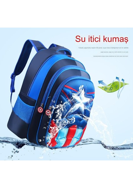 3D Stereo Desen Hafif Öğrenci Sırt Çantası Su Geçirmez Omurga Sert Kabuk Karikatür Çocuk Sırt Çantası (Yurt Dışından) indirimleri