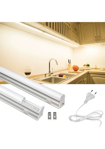 120 cm Gün Işığı LED Bant Armatür Floresan Aç Kapa Butonlu ve Fişli SB-6530