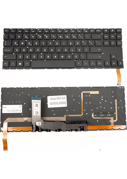 Hp 16-K 16-U Notebook Klavye Rgb Işıklı