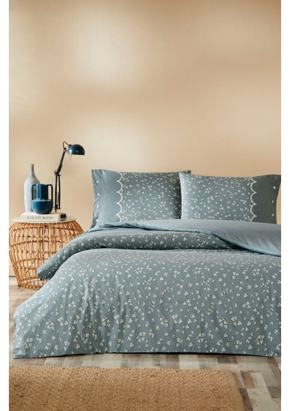 Özdilek Çift Kişilik Ranforce Nev Takımı Cilantro Mavi