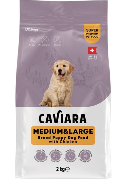 Tavuklu Orta & Büyük Irk Yavru Köpek Maması 2 kg