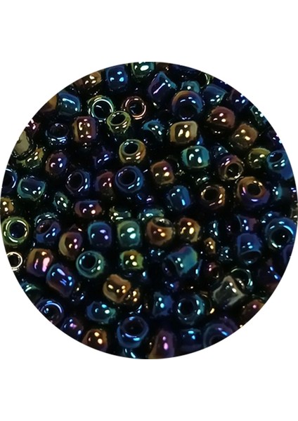 Dökme Cam Kum Boncuk (8/0) 3 mm - 20 Gram - Lacivert Yeşil - BNC169 fiyatları