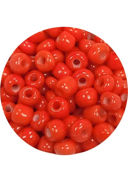 Dökme Cam Kum Boncuk Büyük Boy (6/0) 4 mm - 20 Gram - Turuncu - BNC101 fiyatları