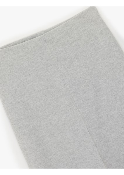 Slim Fit Midi Nervür Detaylı Kalem Etek modelleri