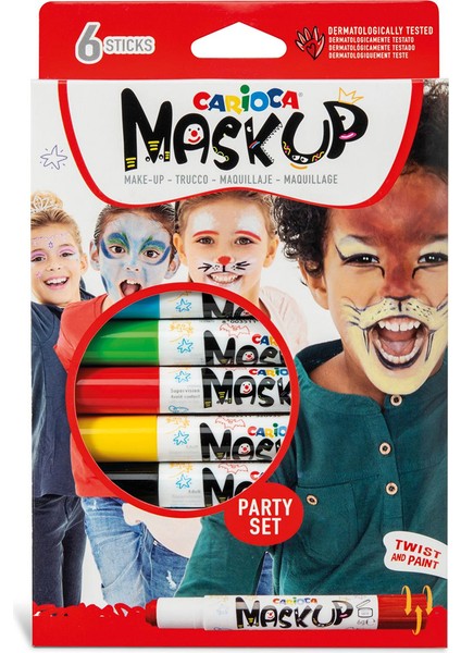 Yüz Boyası 6 Gr. 6 Renk