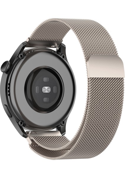 Samsung Galaxy Watch 4/5/6/7/fe/40/40/44 Classic 42/43/46/47MM Uyumlu 20MM Metal Hasır Mıknatıslı Kordon Paslanmaz Çelik fırsatları