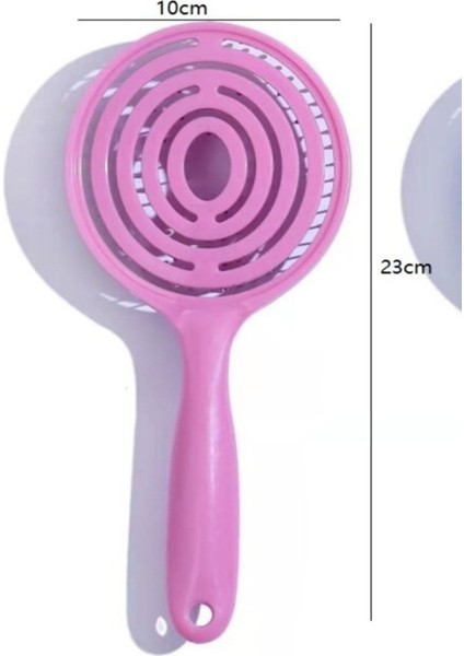 Beauty 3D Profesyonel Saç Fırçası - Pembe Oval Ergonomik Tasarım, Tüm Saç Tipleri İçin Uygun modelleri