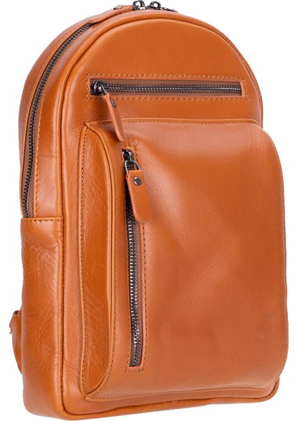 Blake Tan Luxe Deri Çapraz Unisex Sırt Çantası fiyatları