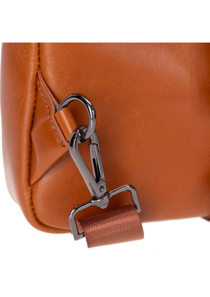 Blake Tan Luxe Deri Çapraz Unisex Sırt Çantası fırsatları