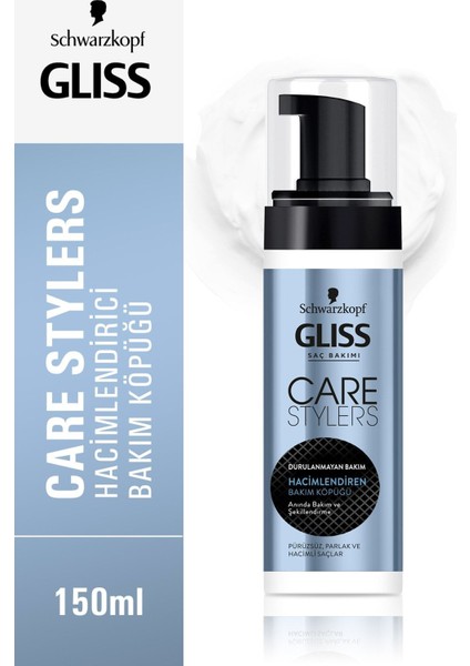 Care Stylers Hacim Artırıcı Doğal Tutuşlu Saç Bakım ve Şekillendirme Köpüğü 150 ml