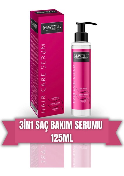 Saç Bakım Serumu - Yıpranmış Saçlar İçin Parlaklık ve Hacim Artırıcı, 125 ml, Doğal Bitkisel İçeriklerle modelleri