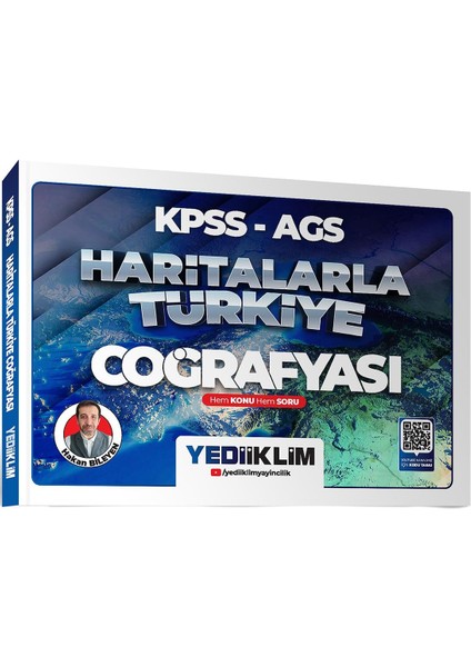 Yediiklim 2026 Kpss Ags Haritalarla Türkiye Coğrafyası Hem Konu Hem Soru Hakan Bileyen