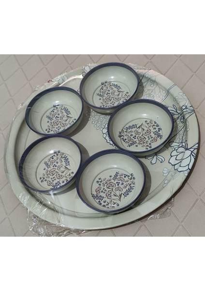 Tepsili Metal Çerezlik 6'lı