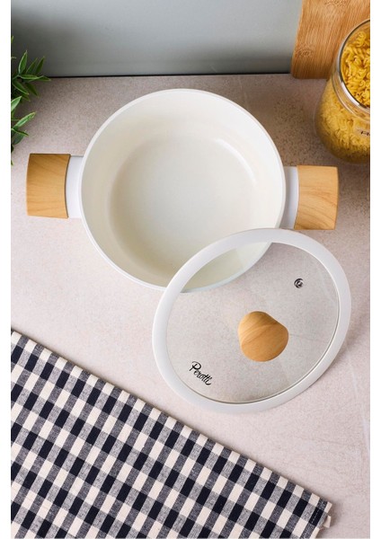 Danish Cook Beige Indüksiyon Tabanlı Derin Tencere 20 cm modelleri