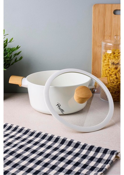 Danish Cook Beige Indüksiyon Tabanlı Derin Tencere 20 cm fırsatları