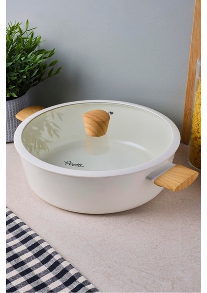 Danish Cook Beige Indüksiyon Tabanlı Karnıyarık Tencere 28 cm fiyatları