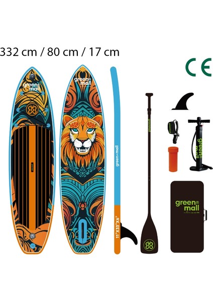 Lion King Paddle Board / Sup Board 332 Cm