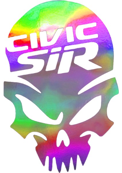 Civic Sir Hologram Sticker – Işık Vurunca Renk Değiştirir – Modifiye Dekarasyon Sticker Araç,kask, Cam Uyumlu,düz ve Prüzsüz Yüzeyler fiyatları