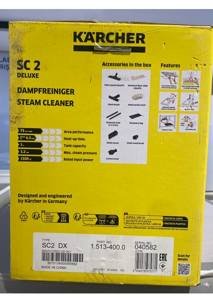 Sc 2 Deluxe Buharlı Temizlik Makinesi fiyatları