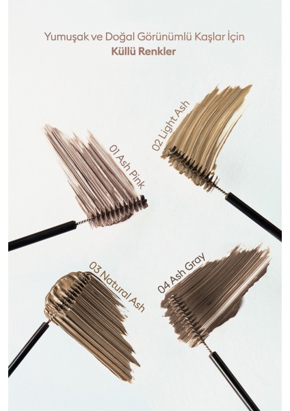 Ultra Ince Fırçalı, Yoğun Pigmentli Kaş Maskarası Clıo Kill Brow Slim Ash Browcara (02 Light Ash) fırsatları