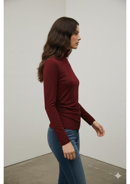 Tek Omuz Büzgülü Sandy Bluz fiyatları