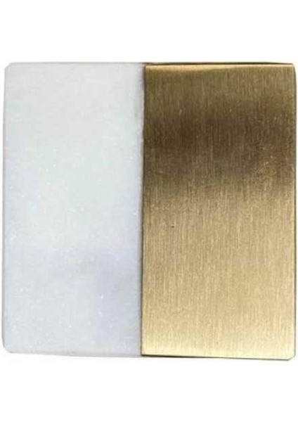 Doğal Taş Kulp Beyaz/mat Sarı 40MM (Kv Ck 102W) fiyatları