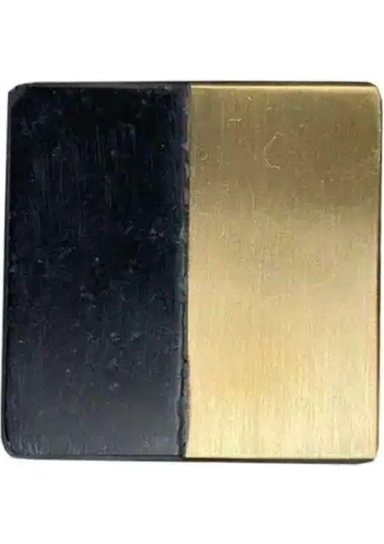 Doğal Taş Kulp Siyah/mat Sarı 40MM (Kv Ck 102B) fırsatları