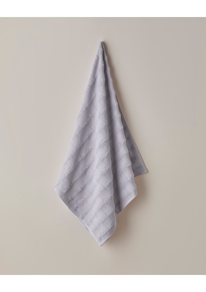 Bubble Pamuk Banyo Havlusu 70X140 cm Lila