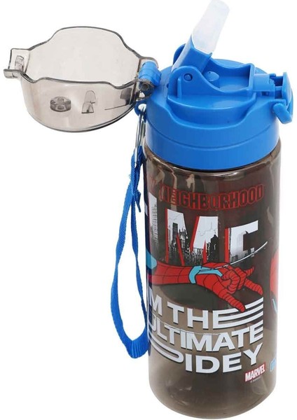 Spiderman Matara 500 ml Mavi Renk 1 Adet Erkek Çocuk Örümcek Adam Lisanslı Suluk Okul Matarası Öğrenci Suluğu fiyatları