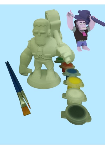 Frank Karakteri 3D Figür Boyama Seti