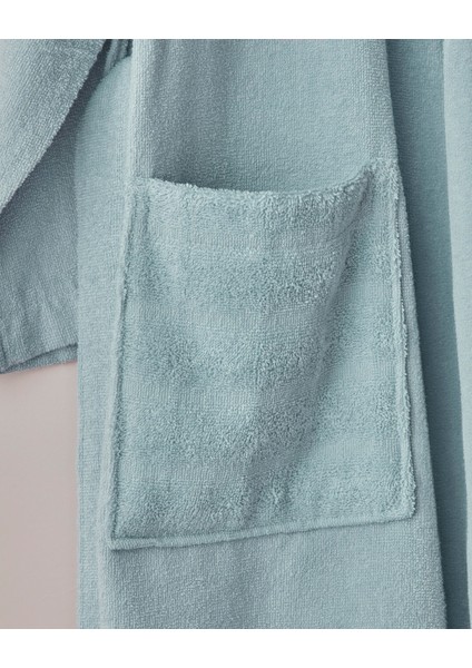 Bubble Pamuk Bornoz L-Xl Mint modelleri