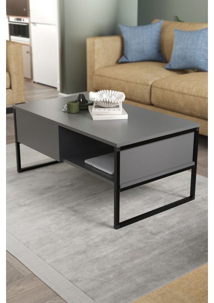 Orta Sehpa Yan Sehpa Dekoratif Sehpa Metal Sehpa Zeus Antrasit fiyatları