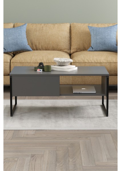 Orta Sehpa Yan Sehpa Dekoratif Sehpa Metal Sehpa Zeus Antrasit modelleri