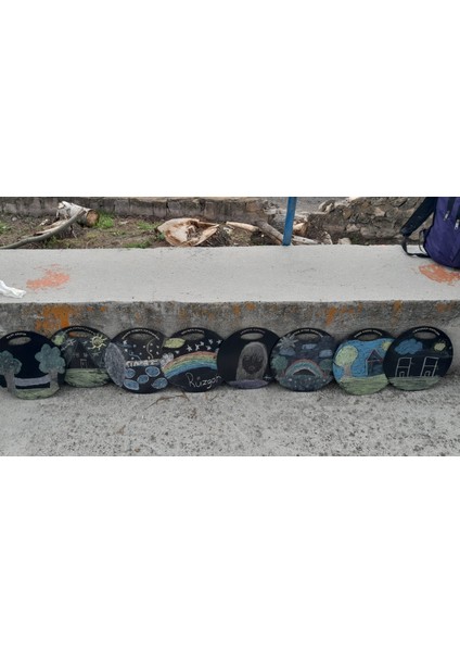 30 cm Karatahta Tebeşirle Yazmaya Uygun Taşınabilir Okulda Evde ve Işyerlerinde Kullanıma Uygundur modelleri