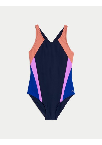 Renk Bloklu Mayo (6-16 Yaş)