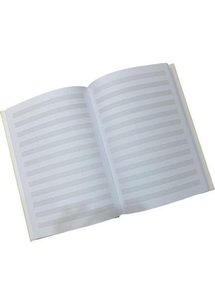Deri Ciltli Sert Kapak Krem Rengi Nota - Müzik Defteri fiyatları