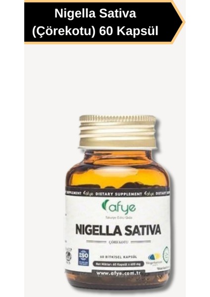 Nigella Sativa (Çörek Otu 600MG). 60 Kapsül