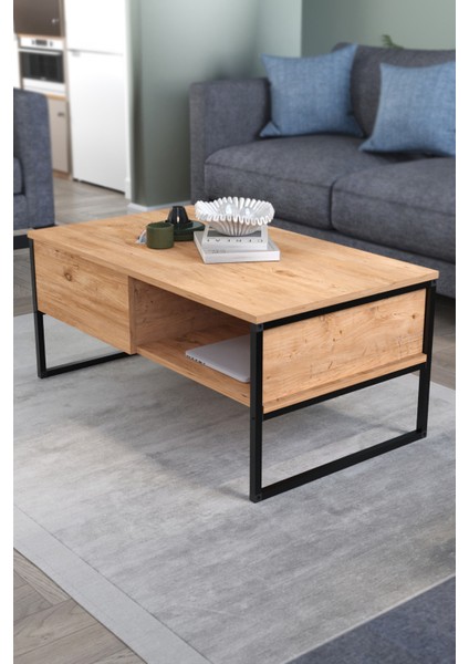 Orta Sehpa Yan Sehpa Dekoratif Sehpa Metal Sehpa Zeus Çam fırsatları