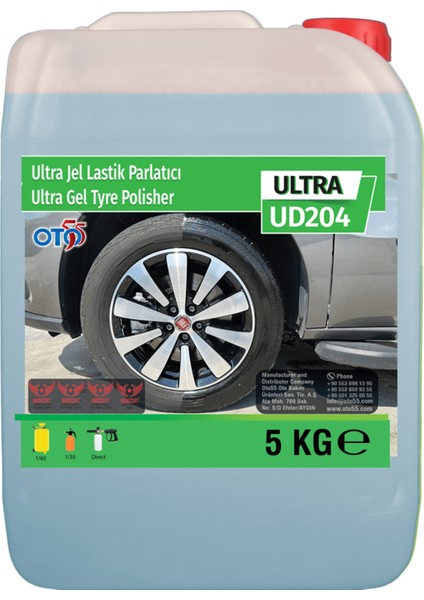 Jel Lastik Parlatıcı 5000 ml BMW Uyumlu Uzun Süreli Parlaklık ve Dayanıklı Formül fiyatları