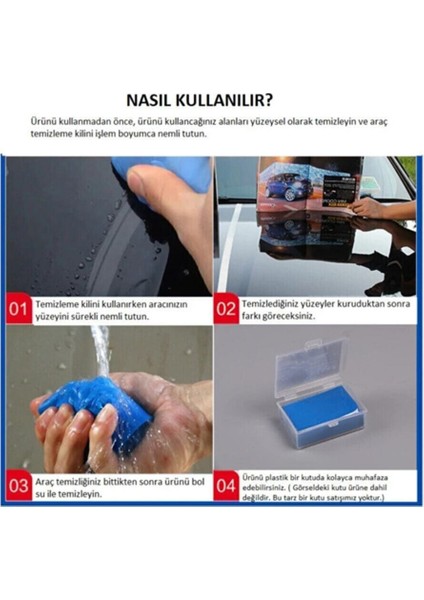 Araç Yüzey Temizleme Kil Hamuru 180 gr Orta Yumuşak Boya Koruma Zift Temizleme Tüm Araçlar indirimleri