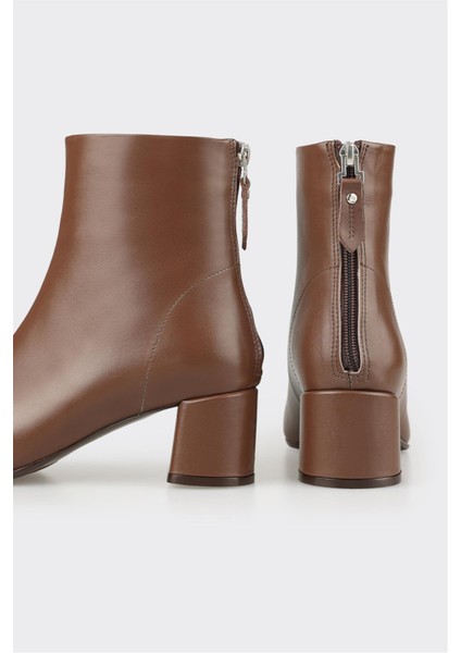 Kahve Deri Kadın Klasik Bot fırsatları