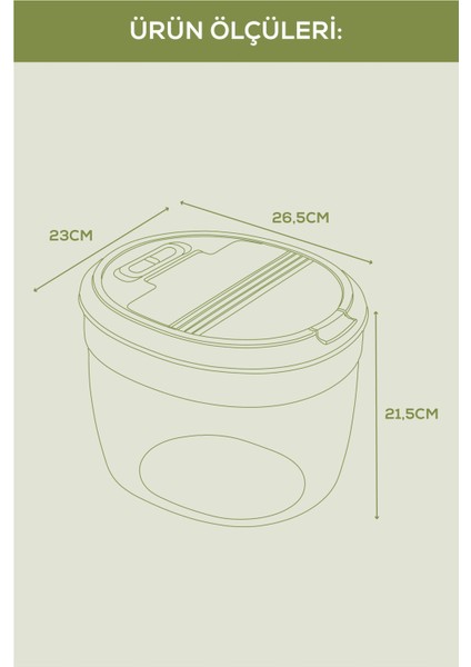 4'lü 8 Litre Büyük Boy Plastik Saklama Kabı – Antrasit Kapak ve Gövde indirimleri