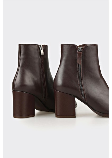 Kahve Deri Kadın Klasik Bot fırsatları