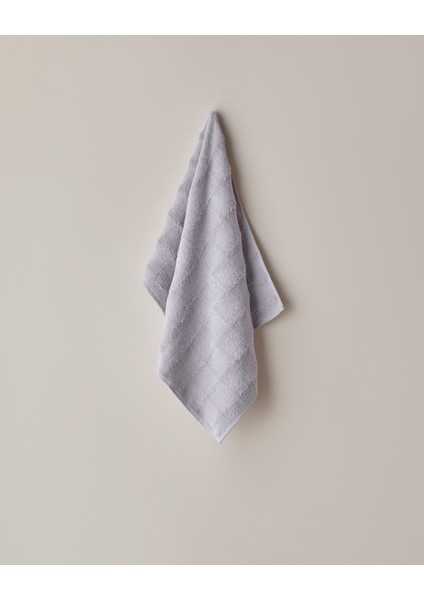 Bubble Pamuk Yüz Havlusu 50X80 cm Lila