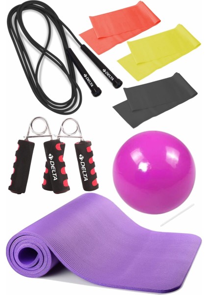10 mm Minderli Pilates Seti - Evde Kolay Antrenman İçin İdeal!