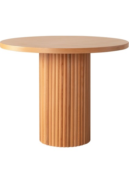 Boho Iskandinav Natural Ahşap Masa Sandalye Takımı 90X90 modelleri